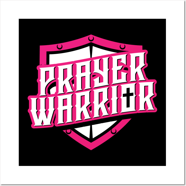 Prayer Warrior Wall Art by societee28